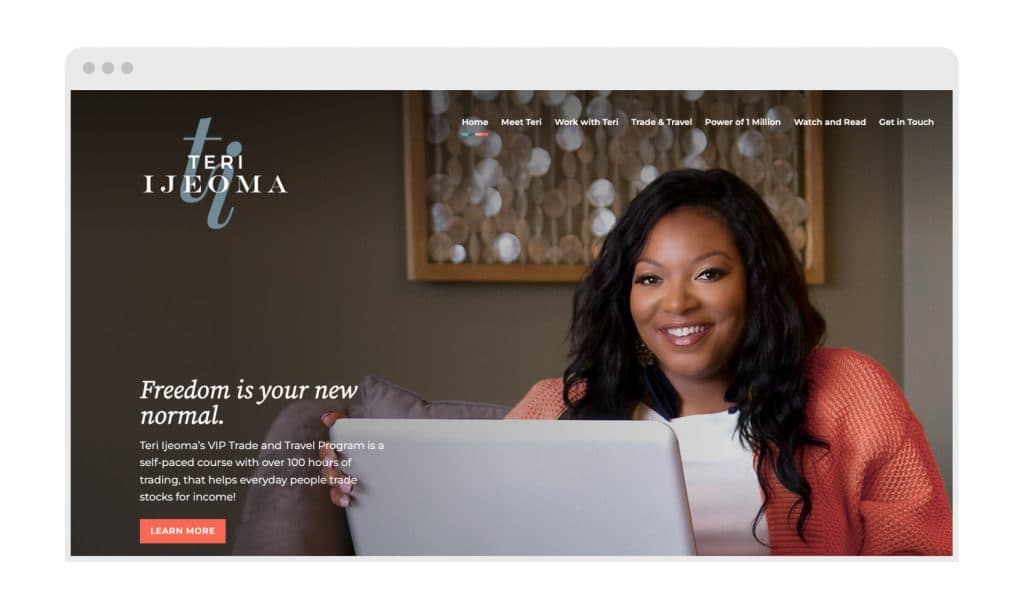 How Teri Ijeoma grew her business with Leadpages