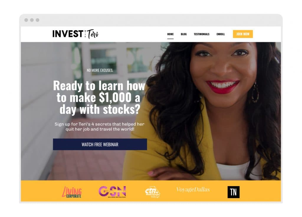 How Teri Ijeoma grew her business with Leadpages