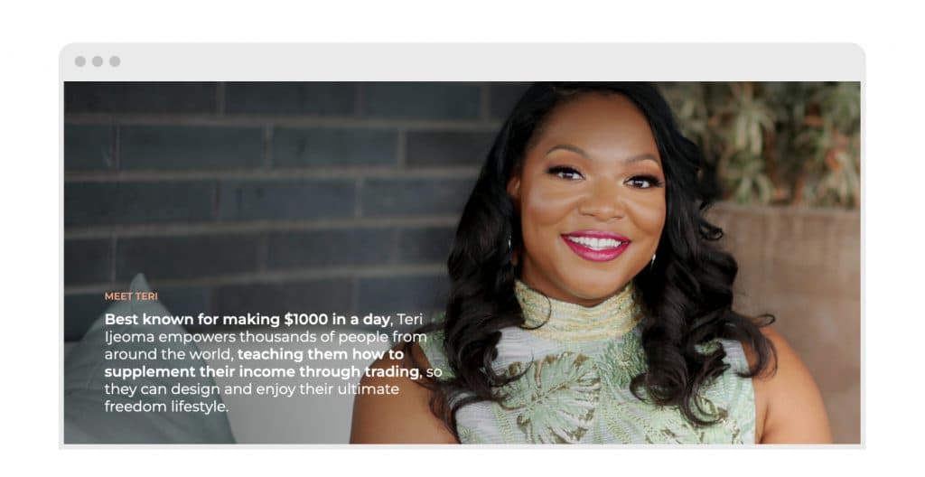 How Teri Ijeoma grew her business with Leadpages