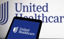 UnitedHealthcare logo in the background and on a phone