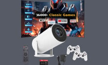 HD Gaming Projector with accessories