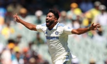  Mohammed Siraj of India appeals unsuccessfully