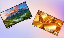 Samsung TVs on Mashable gradient background