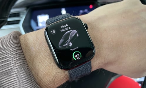 Apple Watch Tesla app