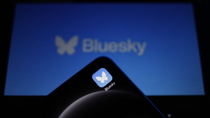 Bluesky app logo