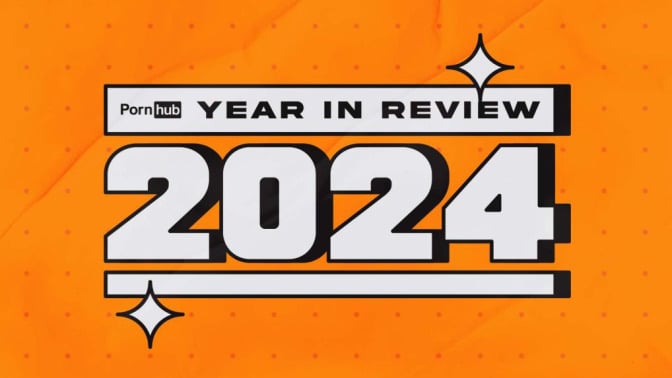 pornhub year in review 2024 graphic