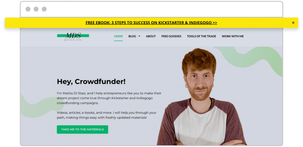 How Mattia Di Stasi grew his crowdfunding coaching business.