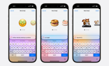 Genmoji promo images during WWDC