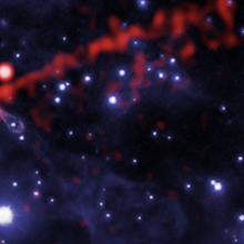 The sprawling "Guitar Nebula" in deep space.