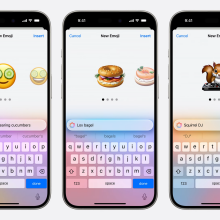 Genmoji promo images during WWDC