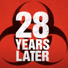 The logo for '28 Years Later'