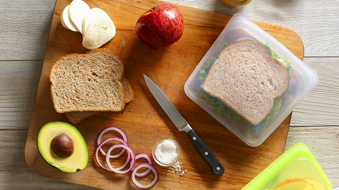 These dishwasher-safe sandwich bags save plastic *and* your money