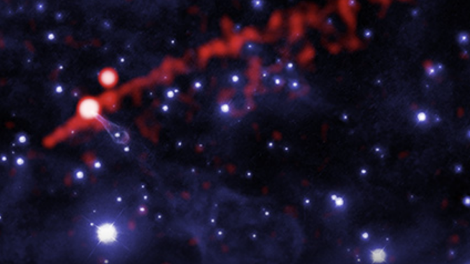 The sprawling "Guitar Nebula" in deep space.